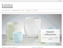 Tablet Screenshot of kaheku.com